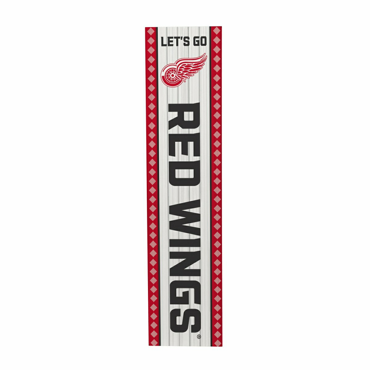 Detroit Red Wings 47" Double Sided Leaner, Christmas - NHL Home