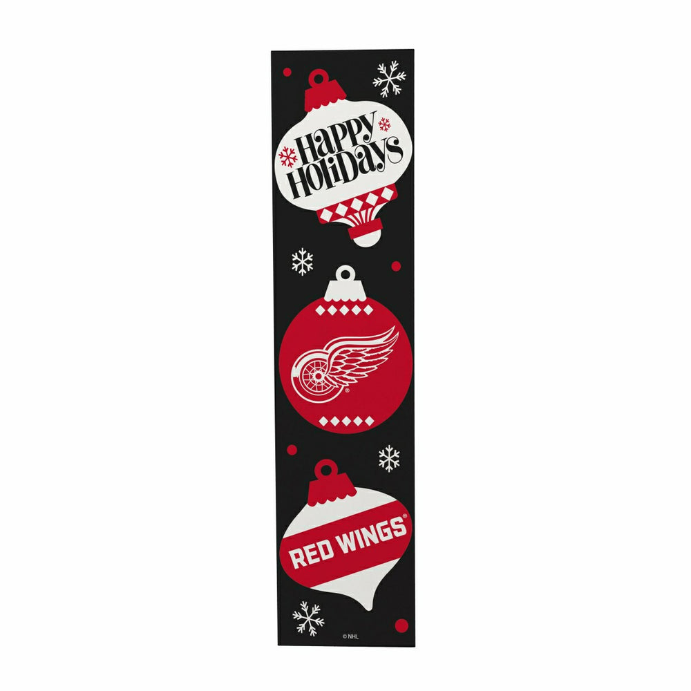 Detroit Red Wings 47" Double Sided Leaner, Christmas - NHL Home
