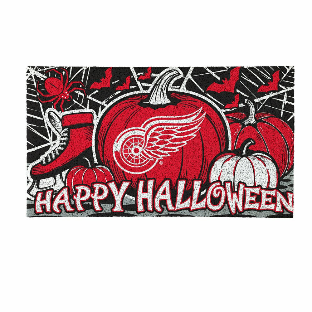 Detroit Red Wings Halloween PVC Mat, 28"x16" - NHL