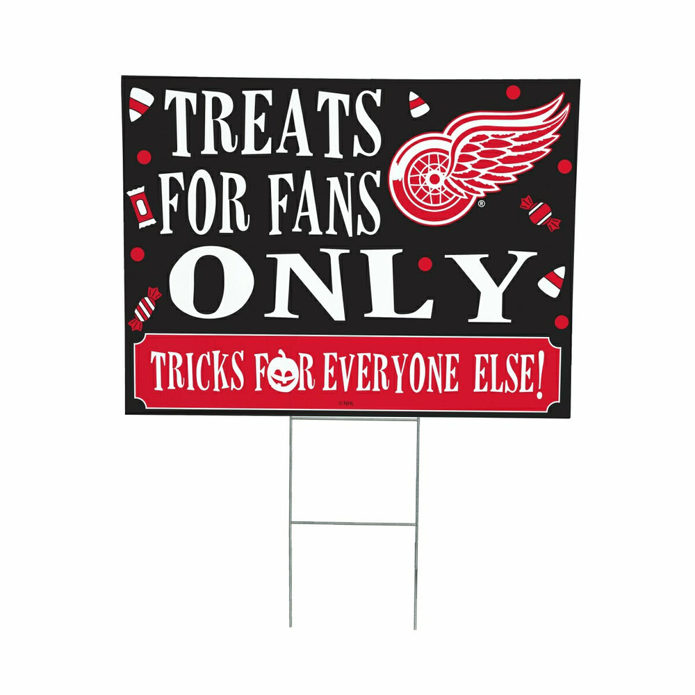 Detroit Red Wings Yard Sign, Halloween Treats for Fans - NHL Home