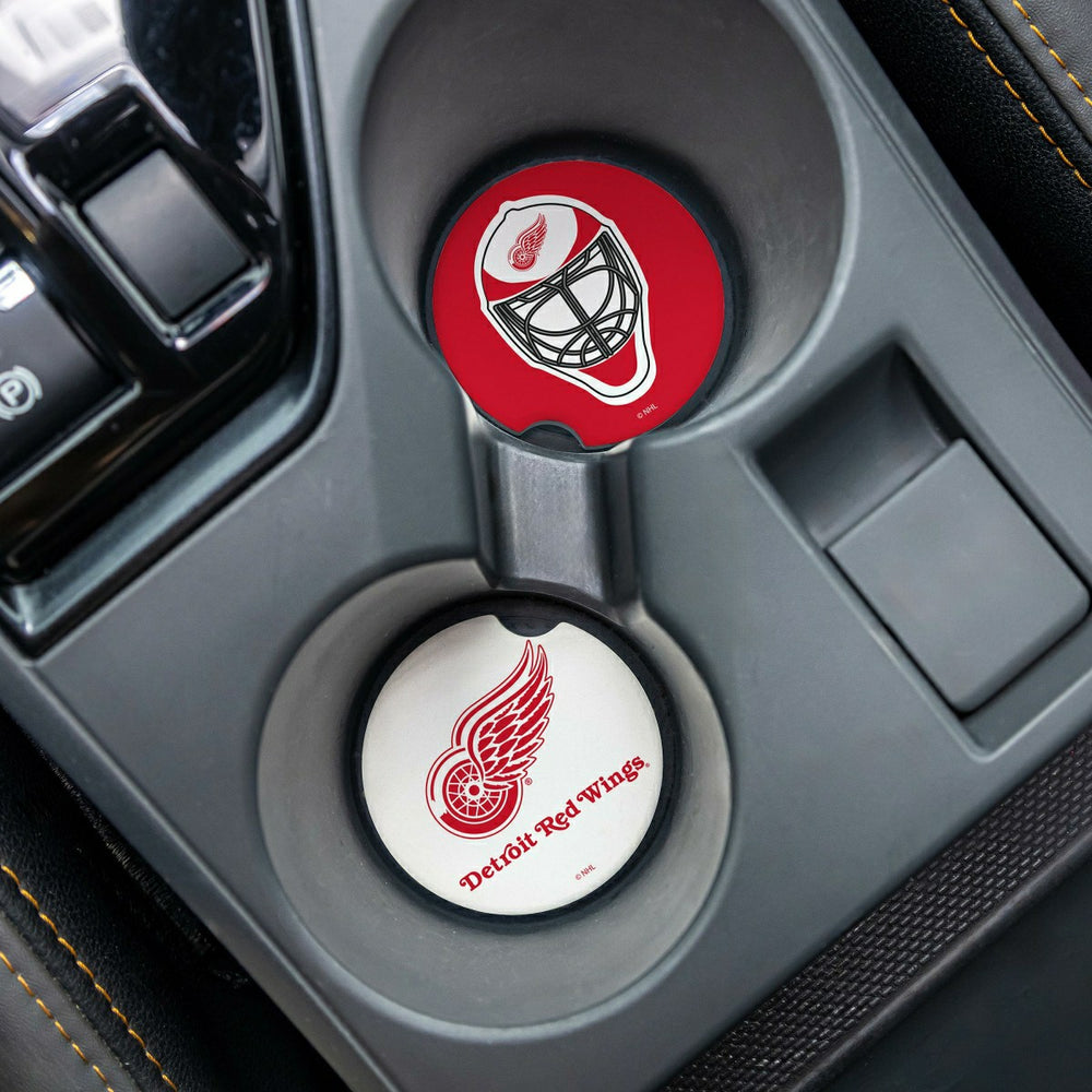 Detroit Red Wings Car Coaster Set, 2pc - NHL Home