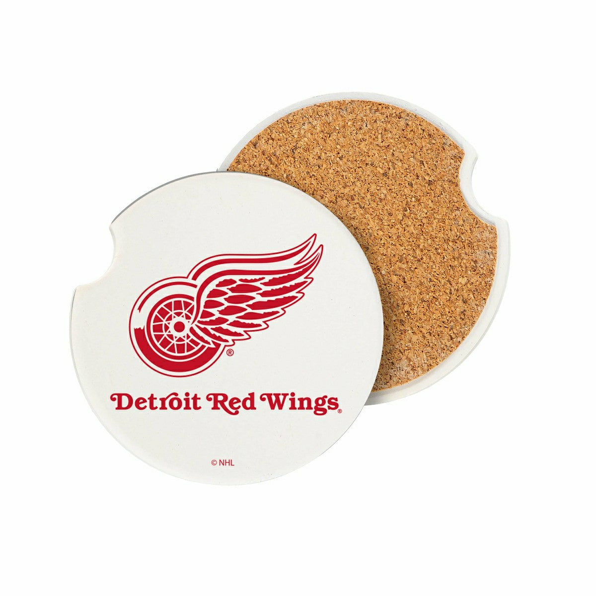 Detroit Red Wings Car Coaster Set, 2pc - NHL Home