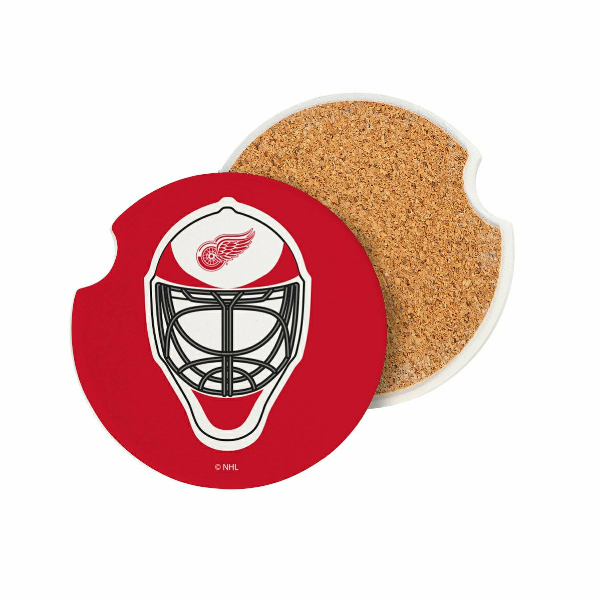 Detroit Red Wings Car Coaster Set, 2pc - NHL Home