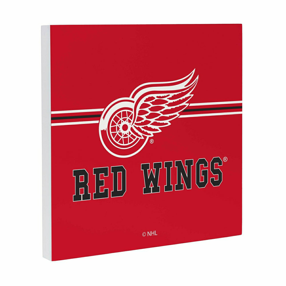 Detroit Red Wings Wood Wall Sign, 12x12 - NHL Home