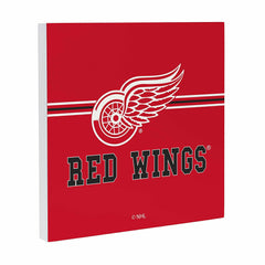 Detroit Red Wings Wood Wall Sign, 12x12 - NHL Home