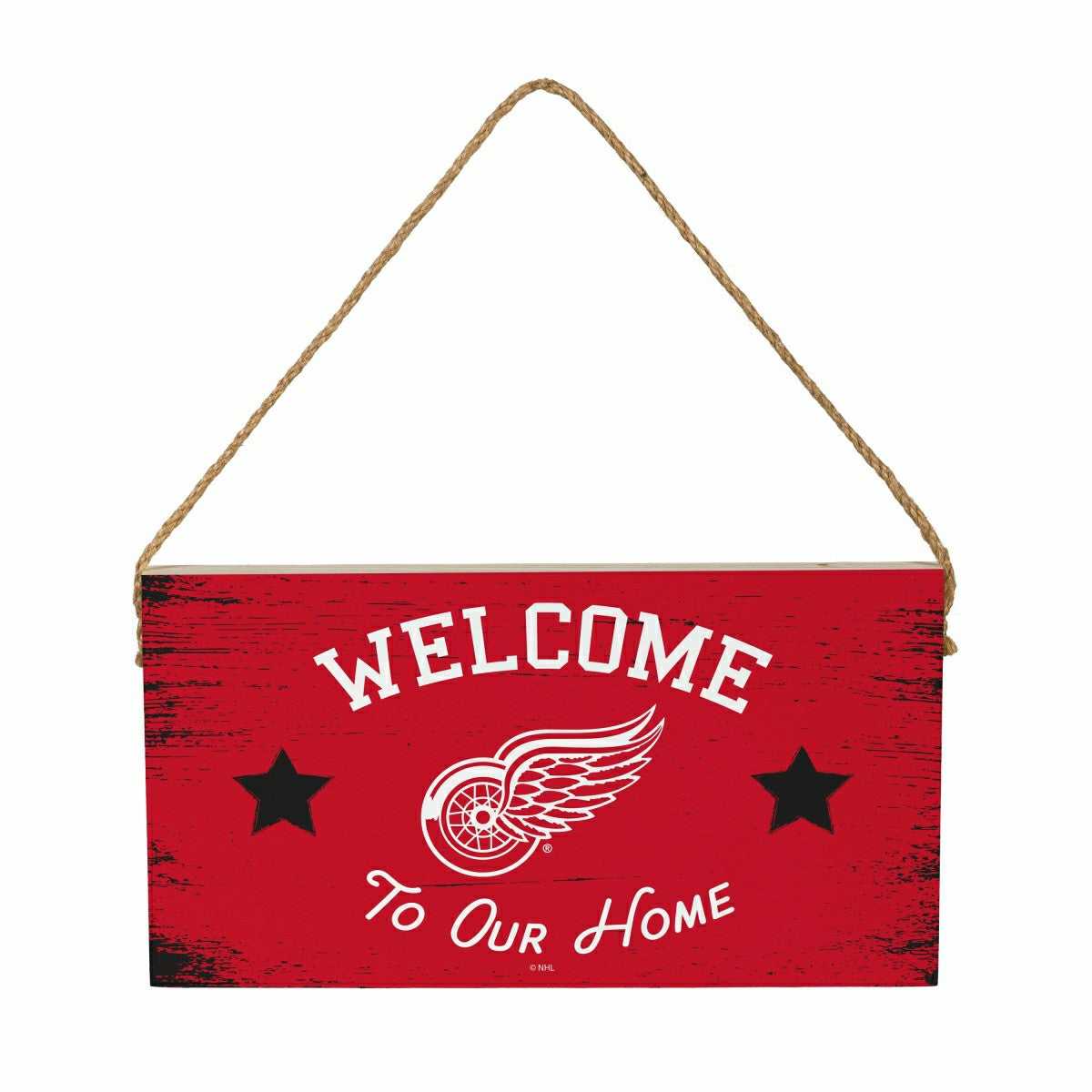 Detroit Red Wings Wood Wall Sign, 6x11 - NHL Home