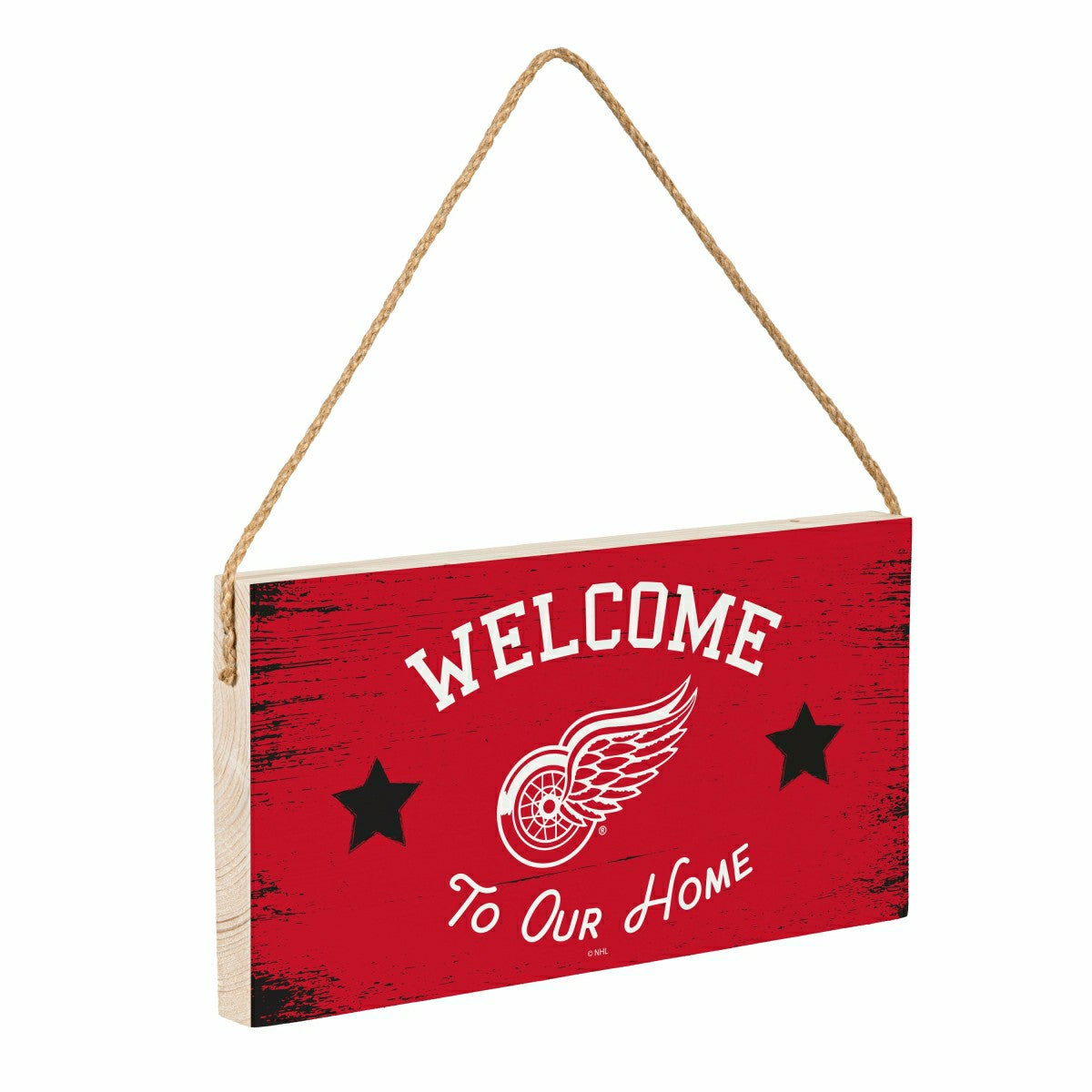 Detroit Red Wings Wood Wall Sign, 6x11 - NHL Home