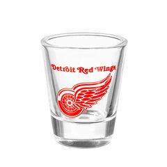 Detroit Red Wings 4-Piece Ceramic and Glass 2oz. Shot Glass Set - NHL Home