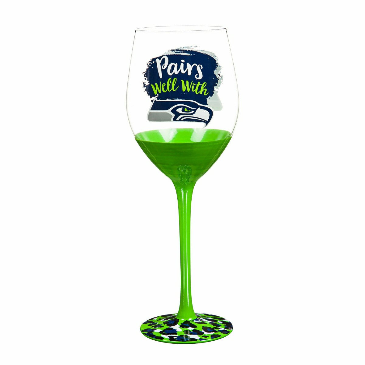 Seattle Seahawks, 17oz Boxed Stemware - Home NFL