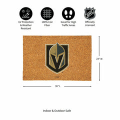 Las Vegas Golden Knights Large Full Color Coir Mat, 36"x24" - NHL
