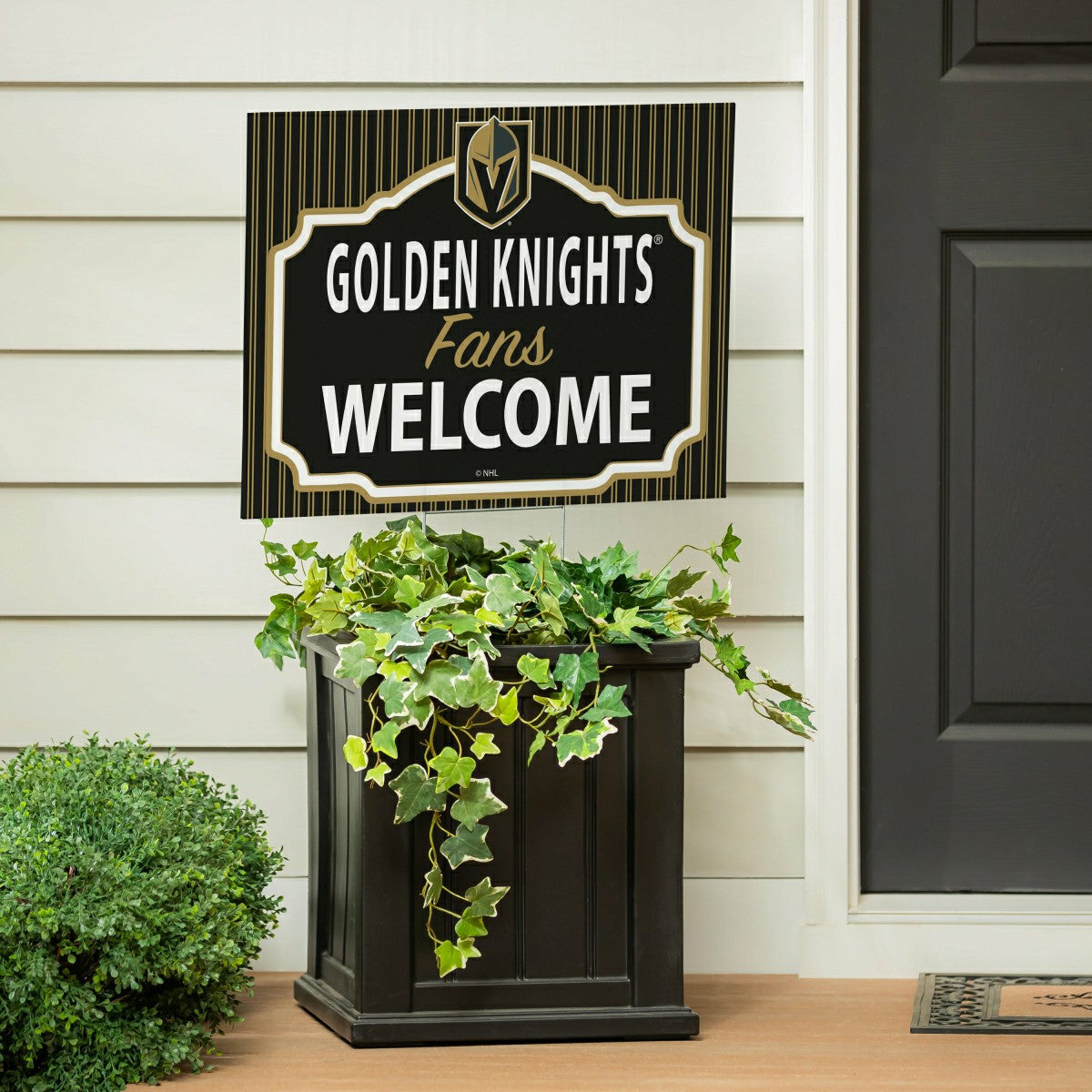 Las Vegas Golden Knights Coroplast Yard Sign, "Fans Welcome" - NHL Home
