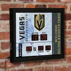 Scoreboard Wall Clock, Vegas Golden Knights - NHL Home