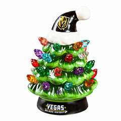 4" Mini LED Tabletop Christmas Tree, Set of 2, Vegas Golden Knights - NHL Home
