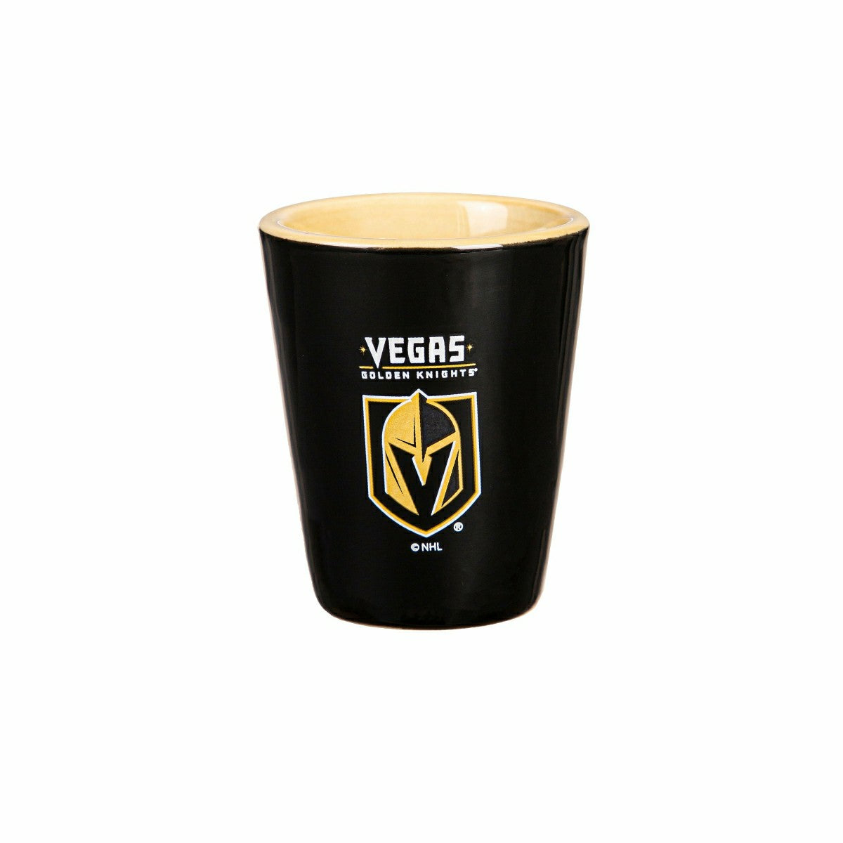 Vegas Golden Knights 4-Piece Ceramic and Gs 2oz. Shot Gs Set - NHL Home