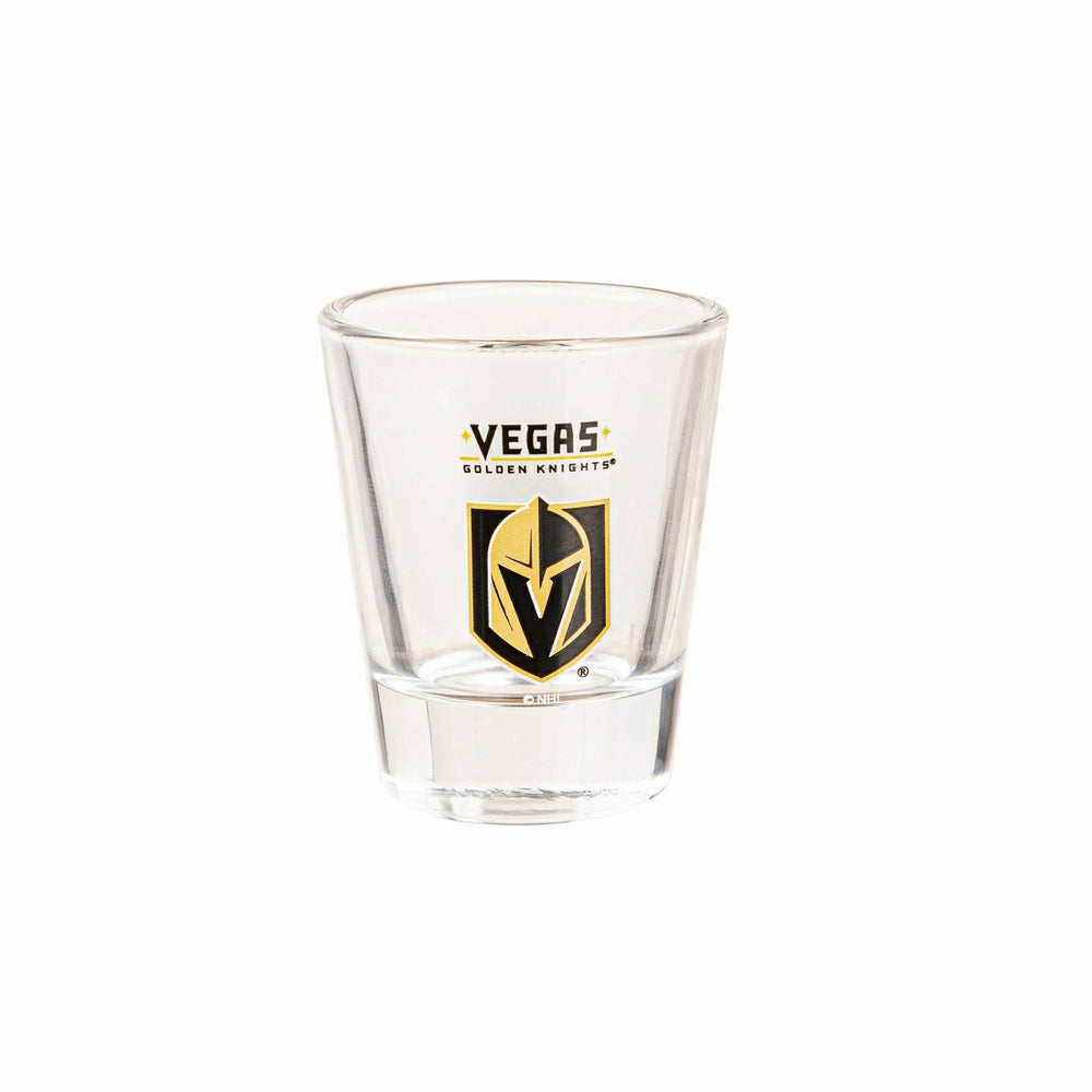 Vegas Golden Knights 4-Piece Ceramic and Gs 2oz. Shot Gs Set - NHL Home