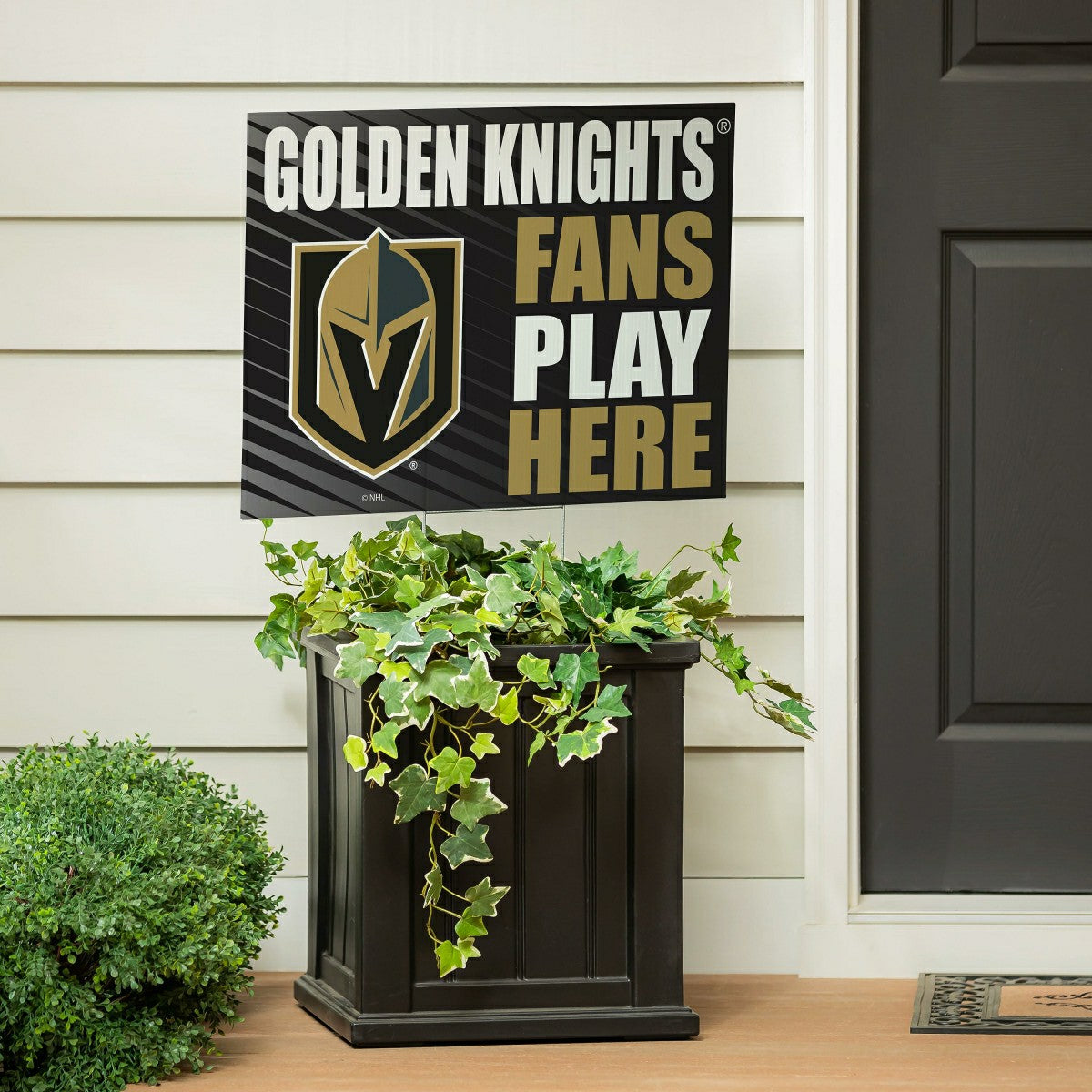 Las Vegas Golden Knights Coroplast Yard Sign "Fans Play Here" - NHL Home