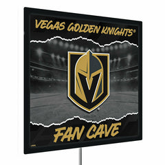 Vegas Golden Knights 23"H x 23"L LED Wall Decor, Edgelite, Square - NHL Home