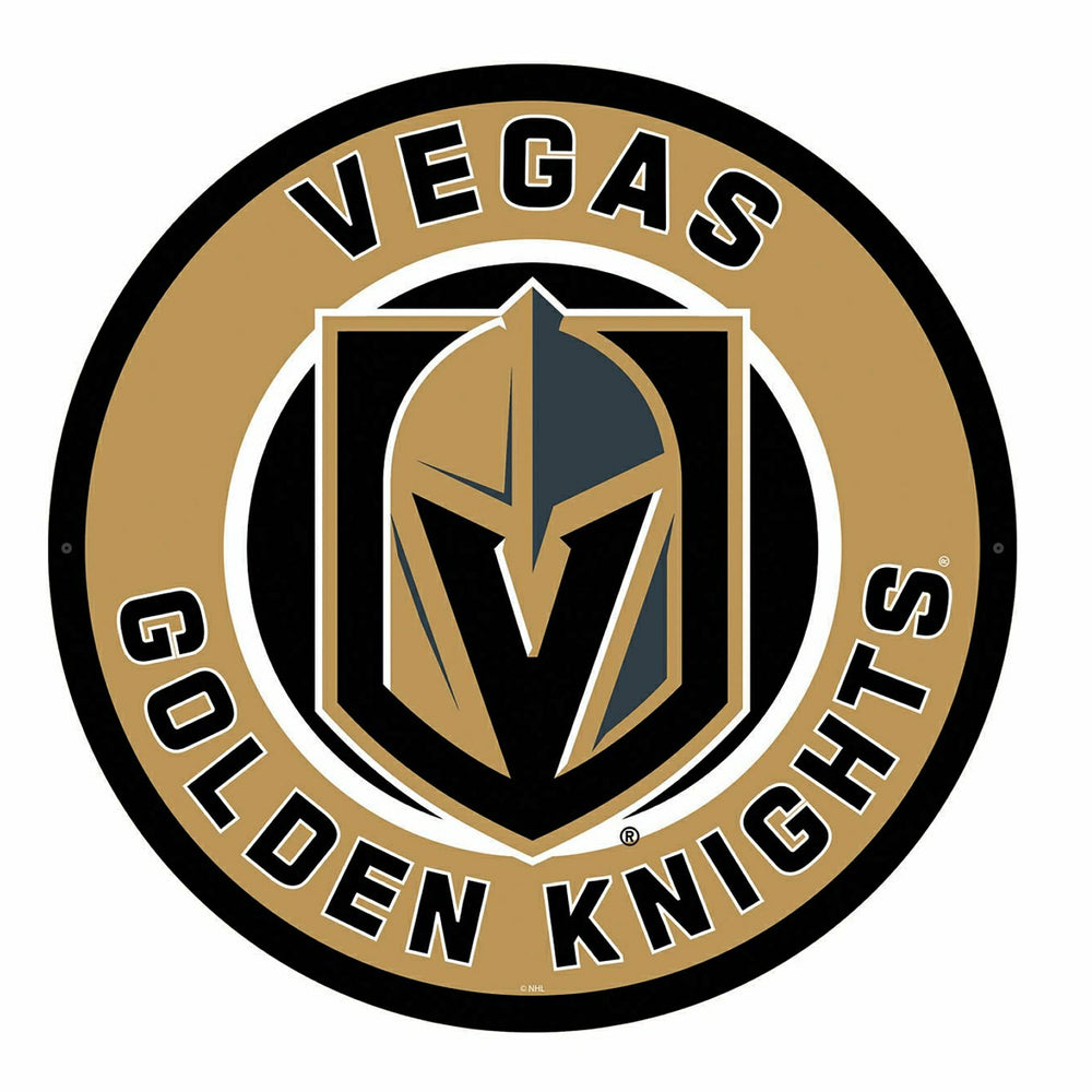 LED Wall Decor, Round, Las Vegas Golden Knights - NHL Home