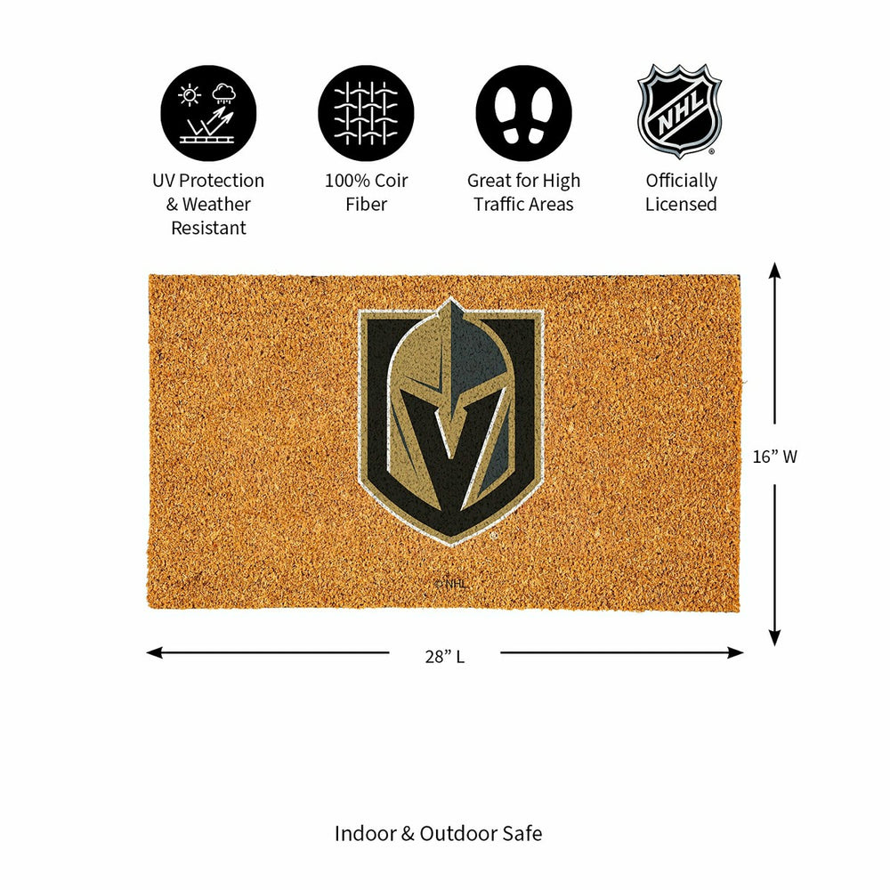 Coir Mat, 16"x28", Vegas Golden Knights - NHL