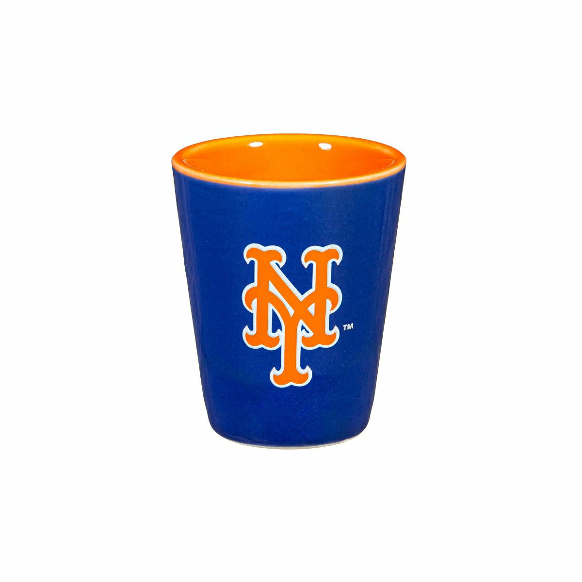 New York Mets 4-Piece Ceramic 2oz. Shot Glass Set - Home MLB