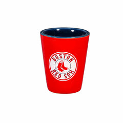 Boston Red Sox 4-Piece Ceramic 2oz. Shot Glass Set - Home MLB