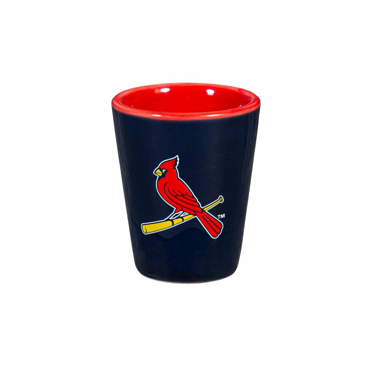 St Louis Cardinals 4-Piece Ceramic 2oz. Shot Glass Set - Home