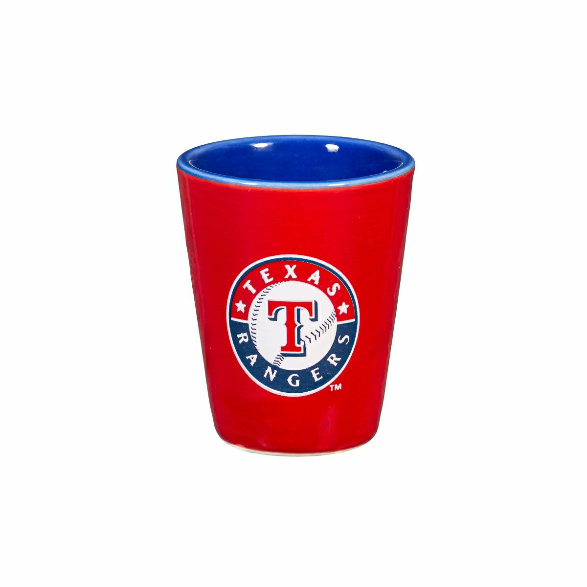 Texas Rangers 4-Piece Ceramic 2oz. Shot Glass Set - Home MLB