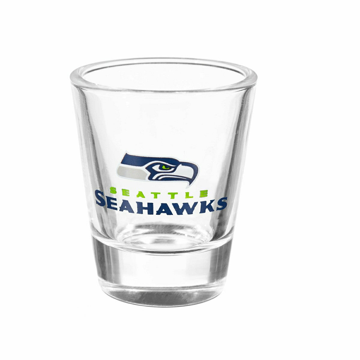 Seattle Seahawks 4-Piece Ceramic and Glass 2oz. Shot Glass Set - Home NFL