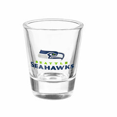 Seattle Seahawks 4-Piece Ceramic and Glass 2oz. Shot Glass Set - Home NFL