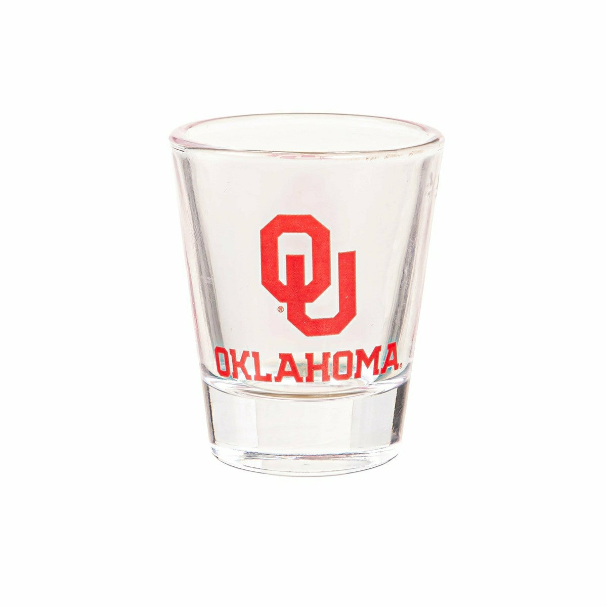 University of Oklahoma 4-Piece Ceramic and Glass 2oz. Shot Glass Set - Home Collegiate