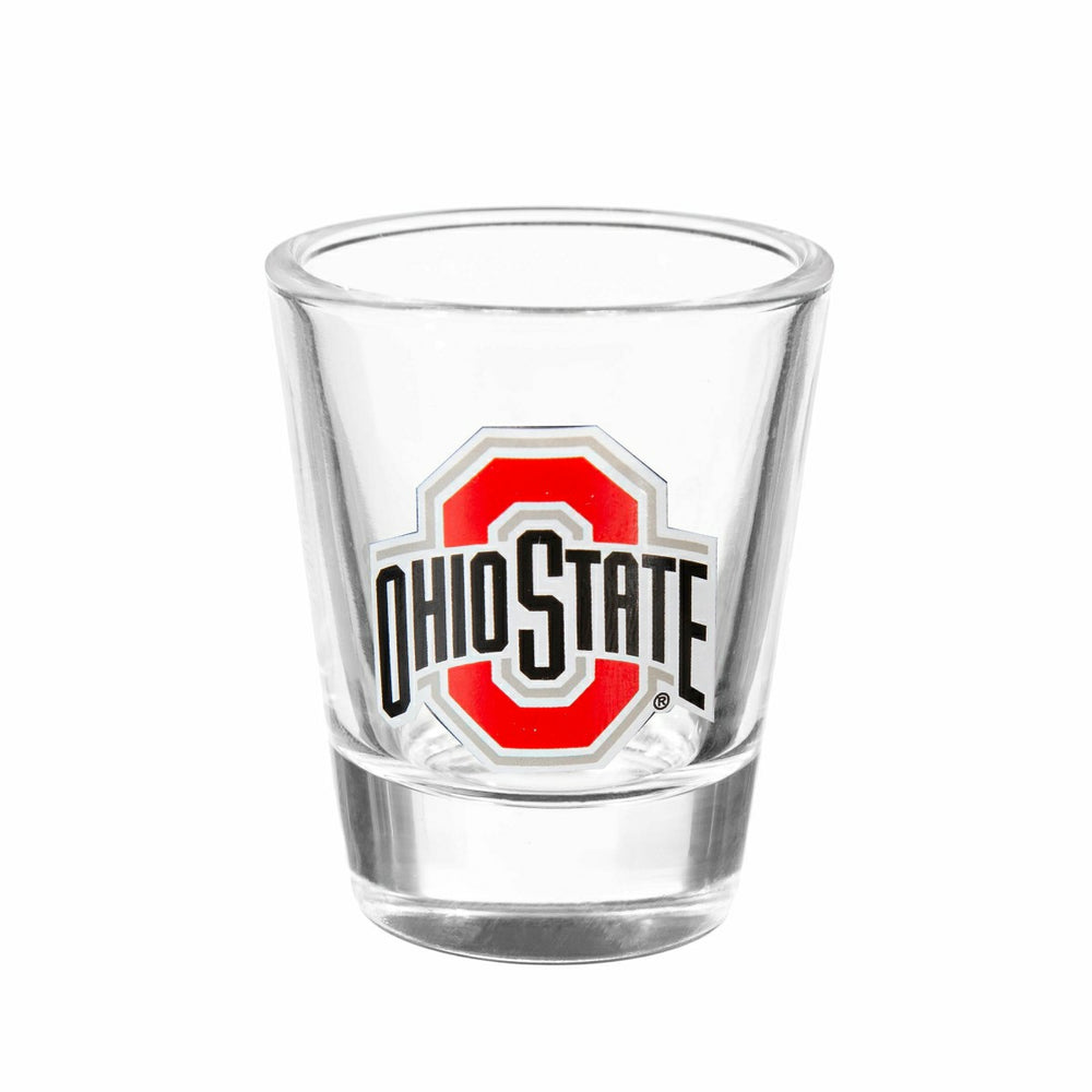 Ohio State University 4-Piece Ceramic and Glass 2oz. Shot Glass Set - Home Collegiate