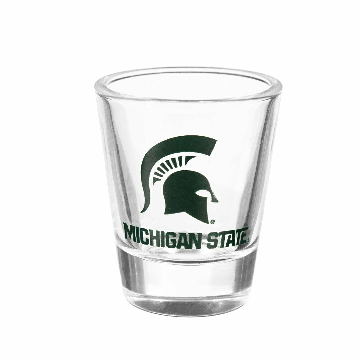 Michigan State University 4-Piece Ceramic and Glass 2oz. Shot Glass Se - Home Collegiate