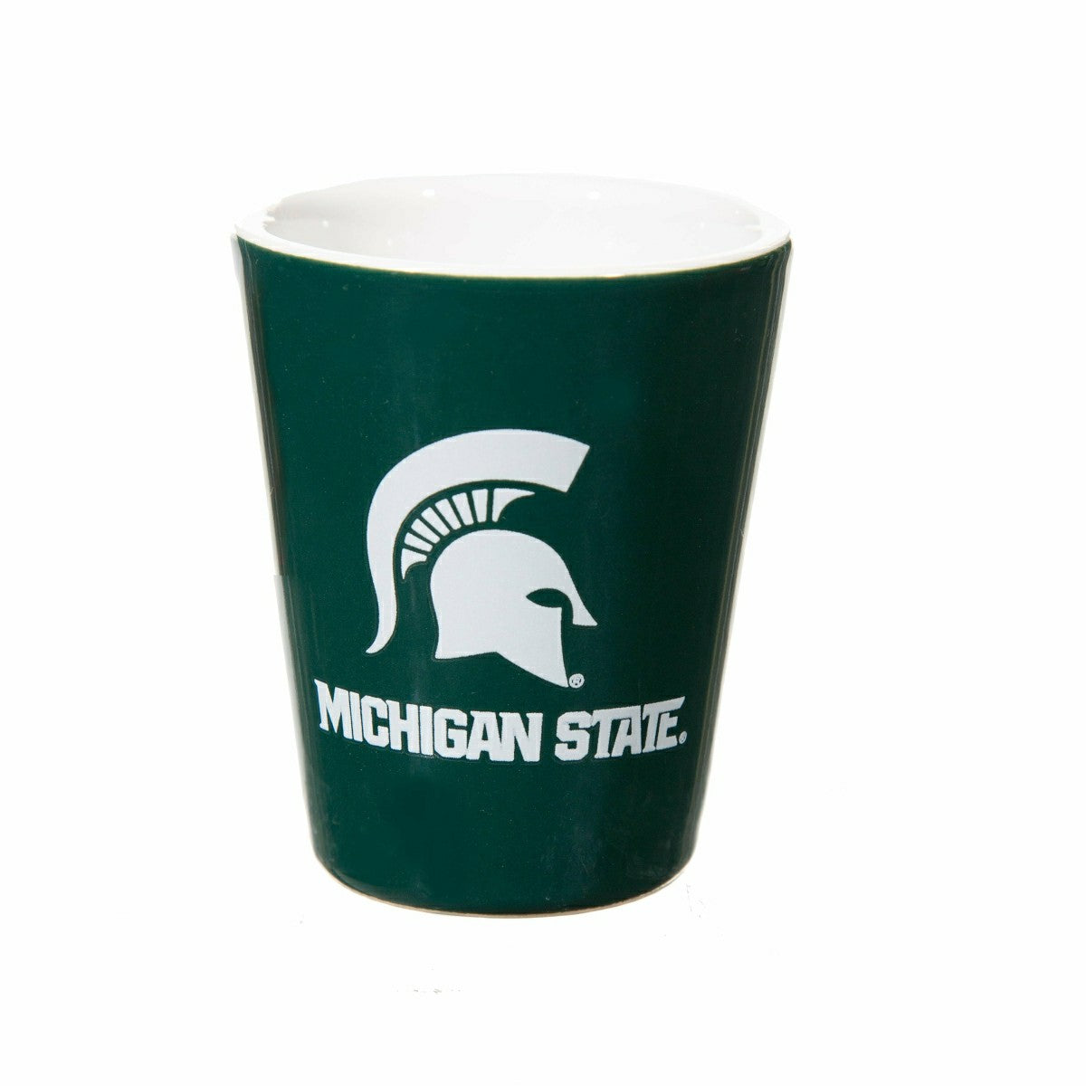 Michigan State University 4-Piece Ceramic and Glass 2oz. Shot Glass Se - Home Collegiate