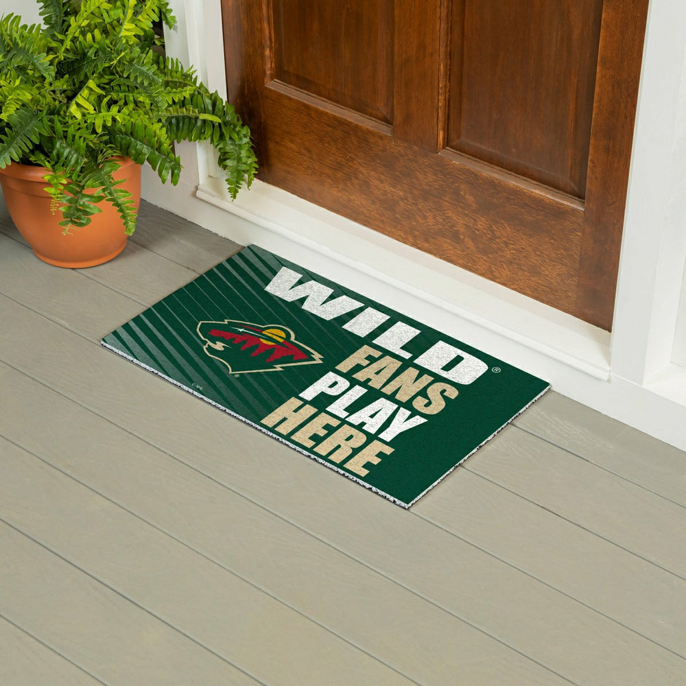 Minnesota Wild Fan Mat, 28"x16" - NHL