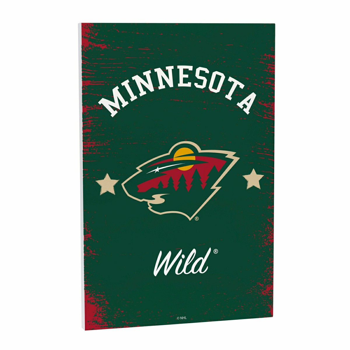 Minnesota Wild Wood Wall Sign, 16x24 - NHL Home