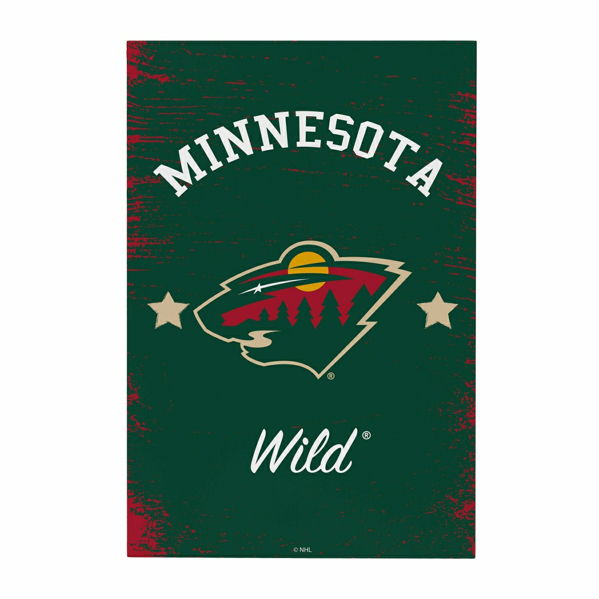Minnesota Wild Wood Wall Sign, 16x24 - NHL Home