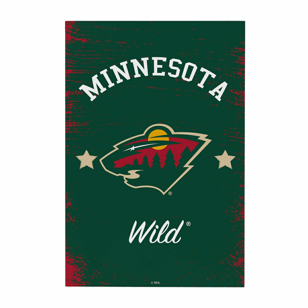 Minnesota Wild Wood Wall Sign, 16x24 - NHL Home