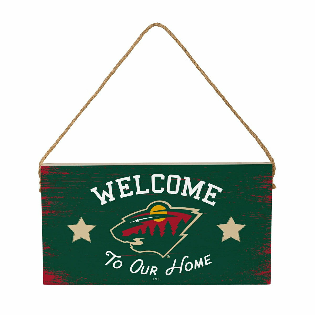 Minnesota Wild Wood Wall Sign, 6x11 - NHL Home