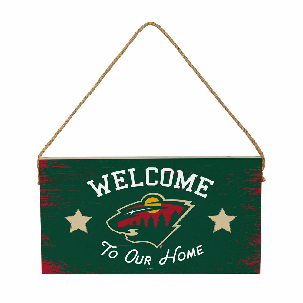 Minnesota Wild Wood Wall Sign, 6x11 - NHL Home