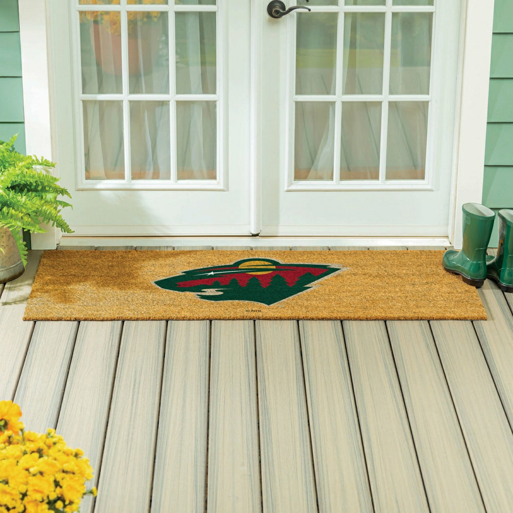 Minnesota Wild Extra Large Full Color Coir Mat, 60"x24" - NHL