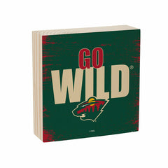 Minnesota Wild Plock, Down Home Fans, 6x6 - NHL Home