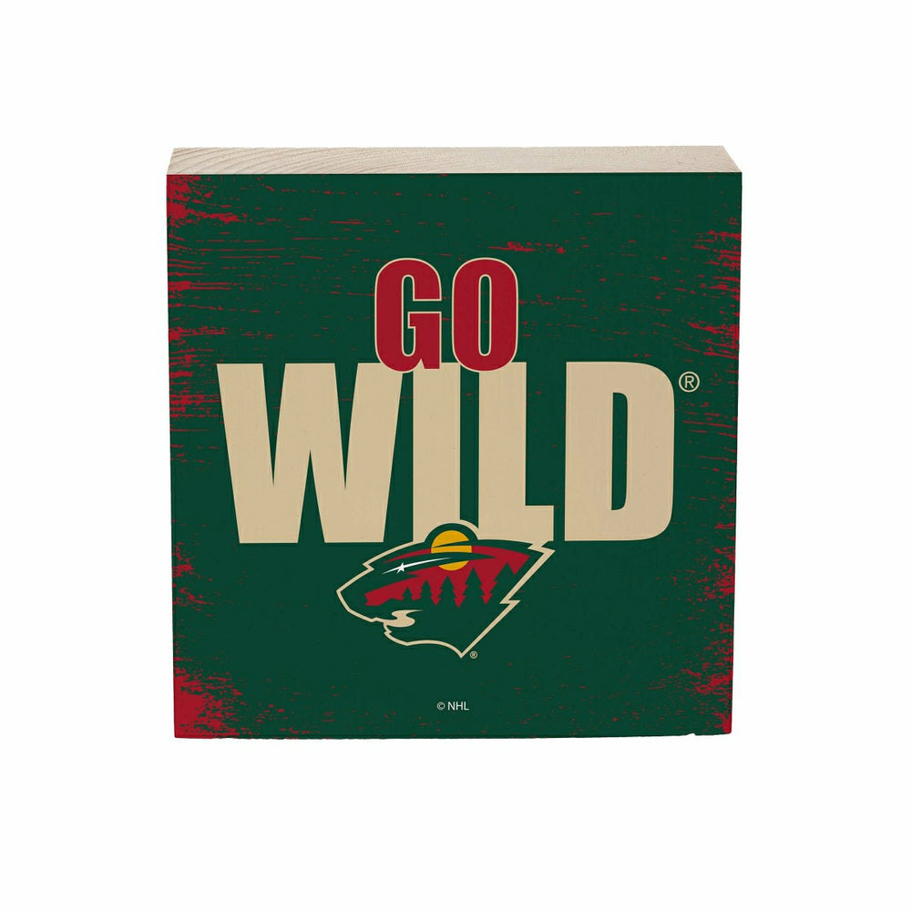 Minnesota Wild Plock, Down Home Fans, 6x6 - NHL Home