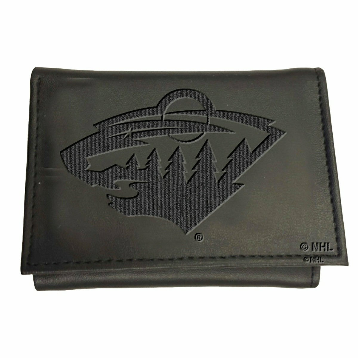 Minnesota Wild, Tri-Fold Wallet, Black - NHL Home