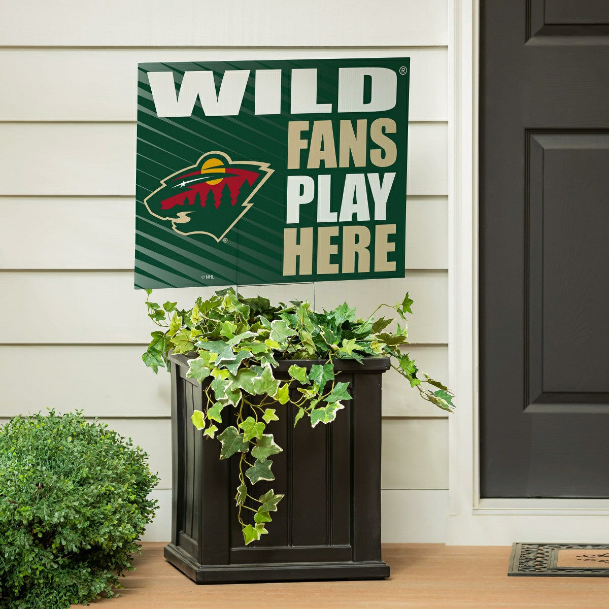 Minnesota Wild Coroplast Yard Sign "Fans Play Here" - NHL Home