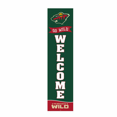 Minnesota Wild Large Single Sided Leaner, 46" - NHL Home