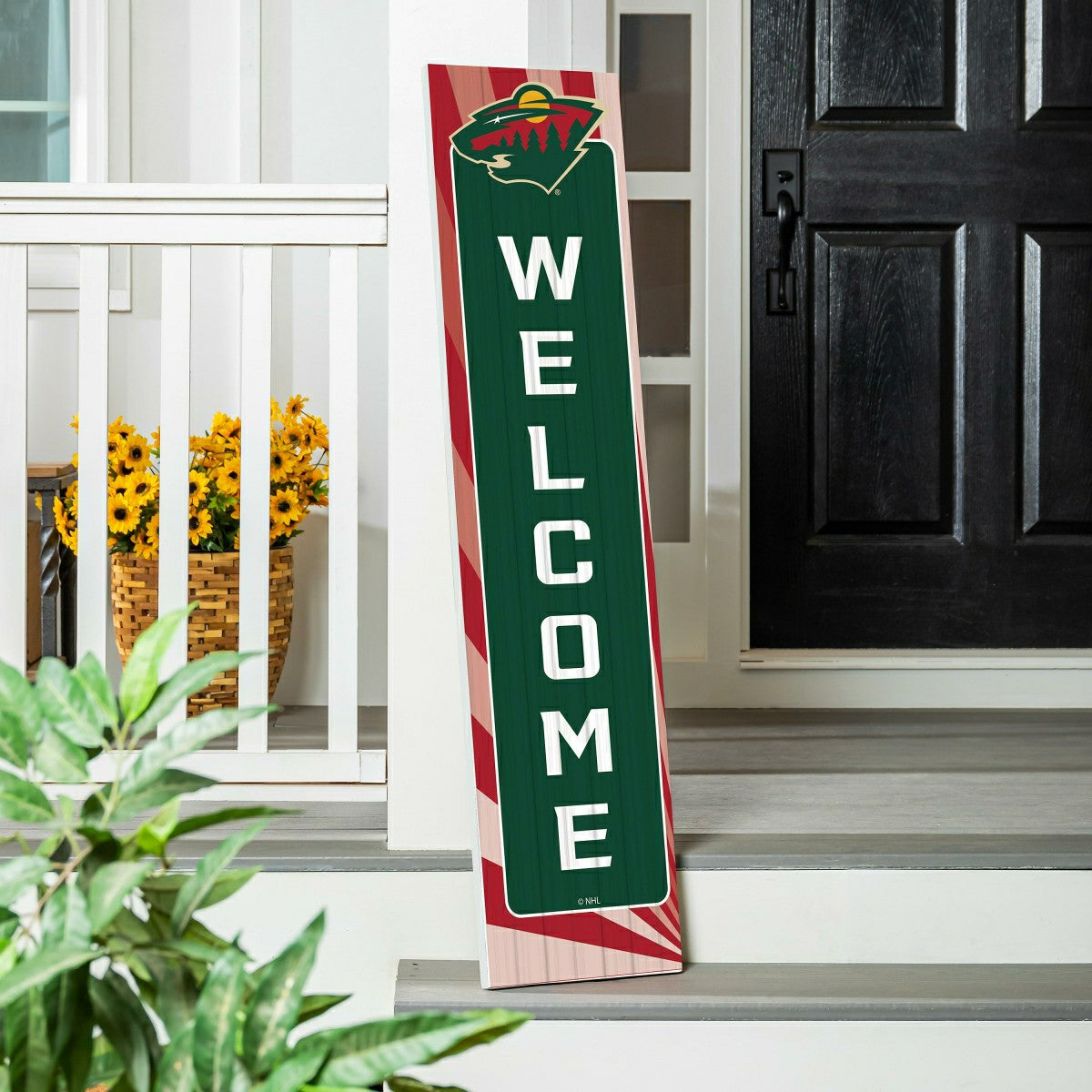 Minnesota Wild Summer Seasonal Single Sided Large Leaner, 46" - NHL Home