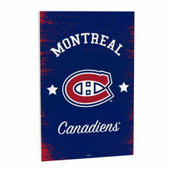 Montreal Canadiens Wood Wall Sign, 16x24 - NHL Home