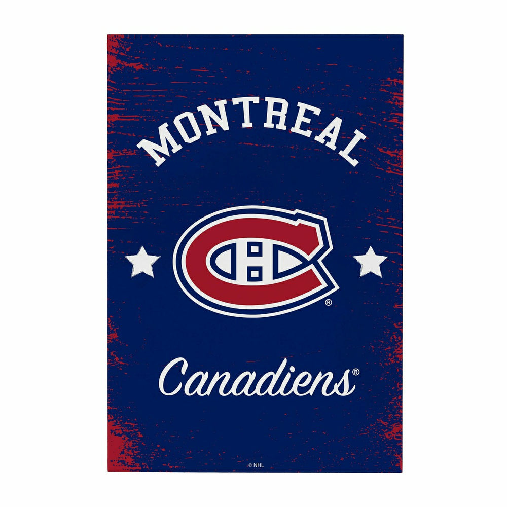 Montreal Canadiens Wood Wall Sign, 16x24 - NHL Home