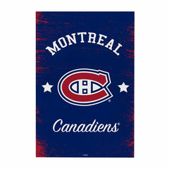 Montreal Canadiens Wood Wall Sign, 16x24 - NHL Home
