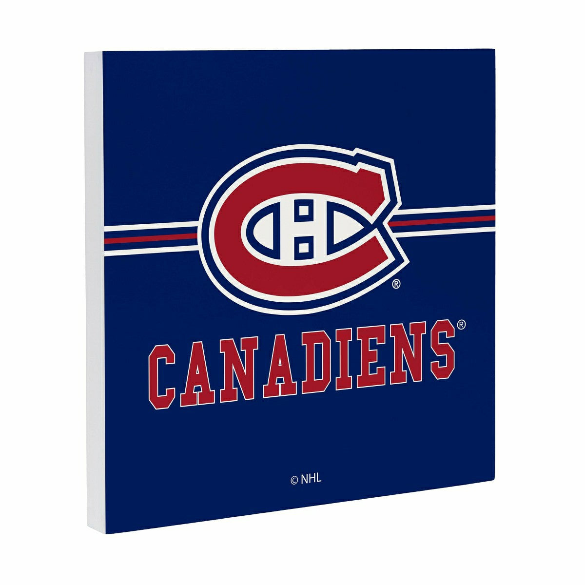 Montreal Canadiens Wood Wall Sign, 12x12 - NHL Home